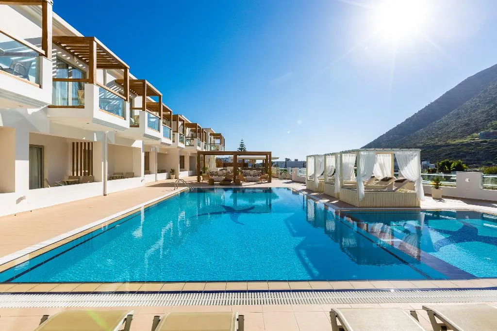 Pool, Nostos Beach Boutique Hotel, Crete