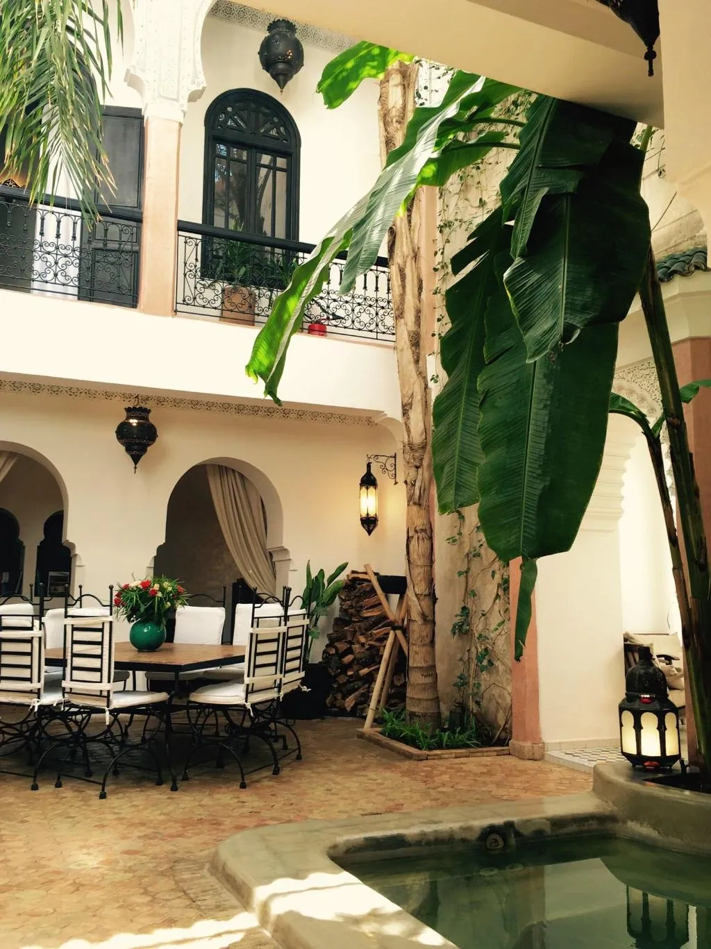 Lobby, Riad Tawargit, Marrakech