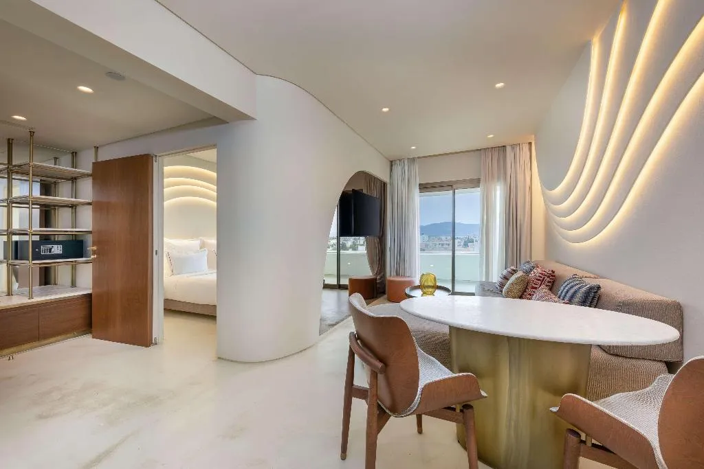 DOUBLE Accessible KING SIZE BED Room, Isla Brown Corinthia Resort & Spa, Curio Collect, Athens