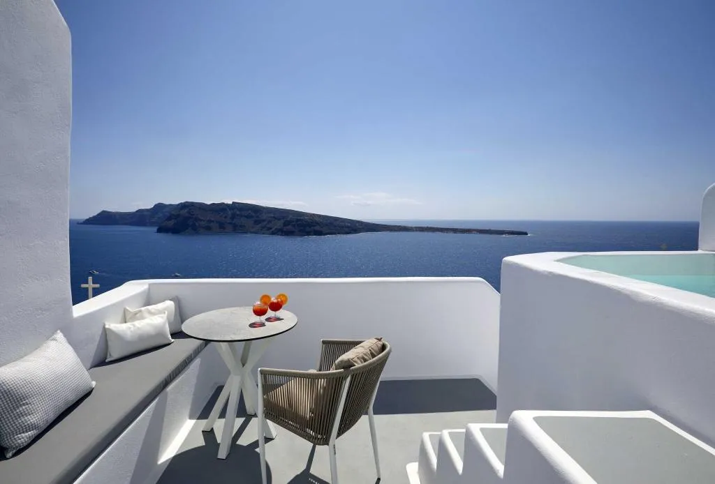 Terrace, Marizan Caves & Villas, Santorini, Santorini