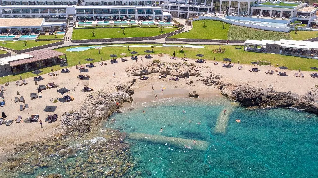 Beach, Abaton Island Resort & Spa, Crete