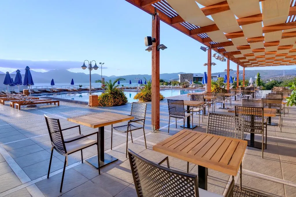 Terrace, Miramare Resort & Spa, Crete