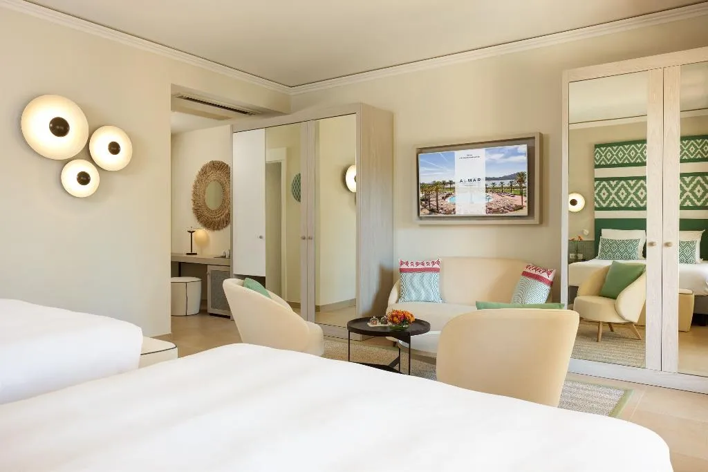 FAMILY ROOM GARDEN VIEW Room, Almar Timi Ama Resort & Spa, Cagliari