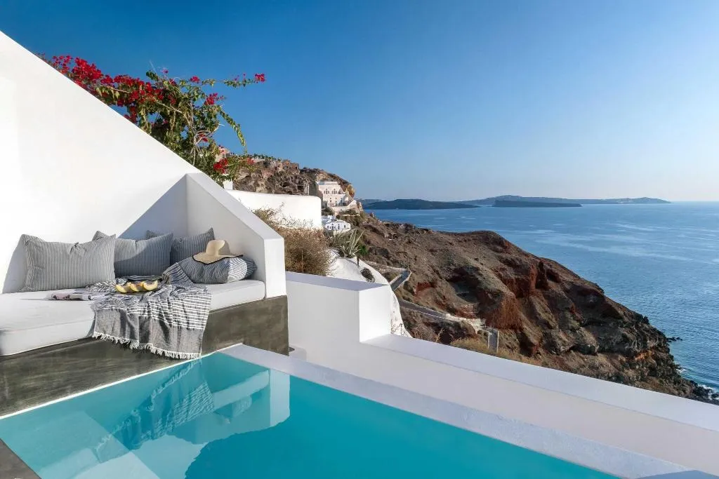 Terrace, Marizan Caves & Villas, Santorini, Santorini