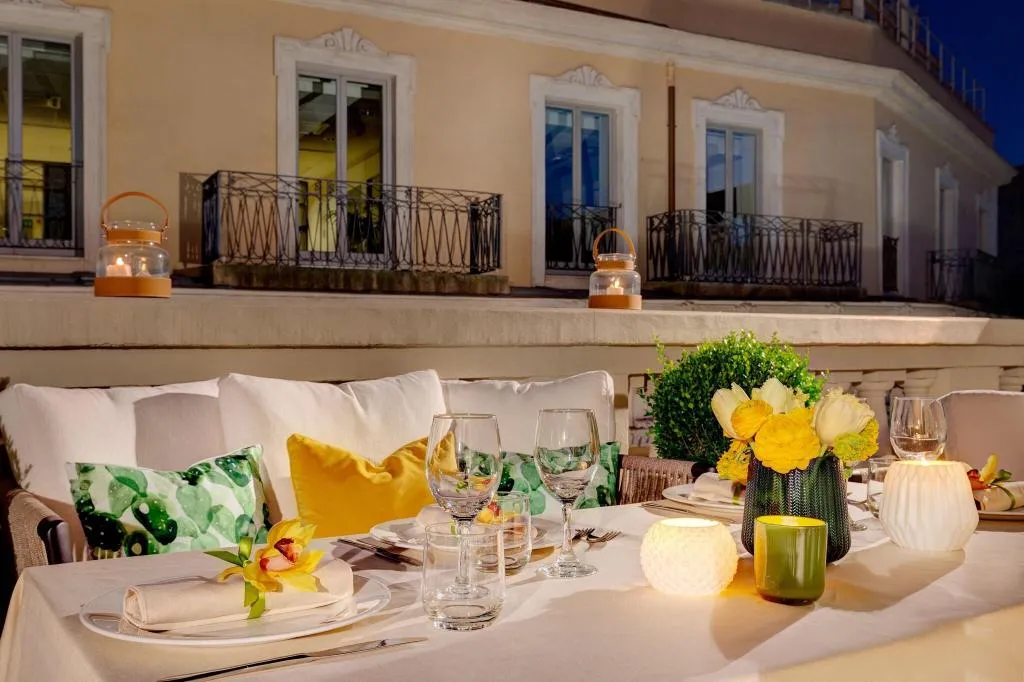 Restaurant, Singer Palace Hotel, Rome