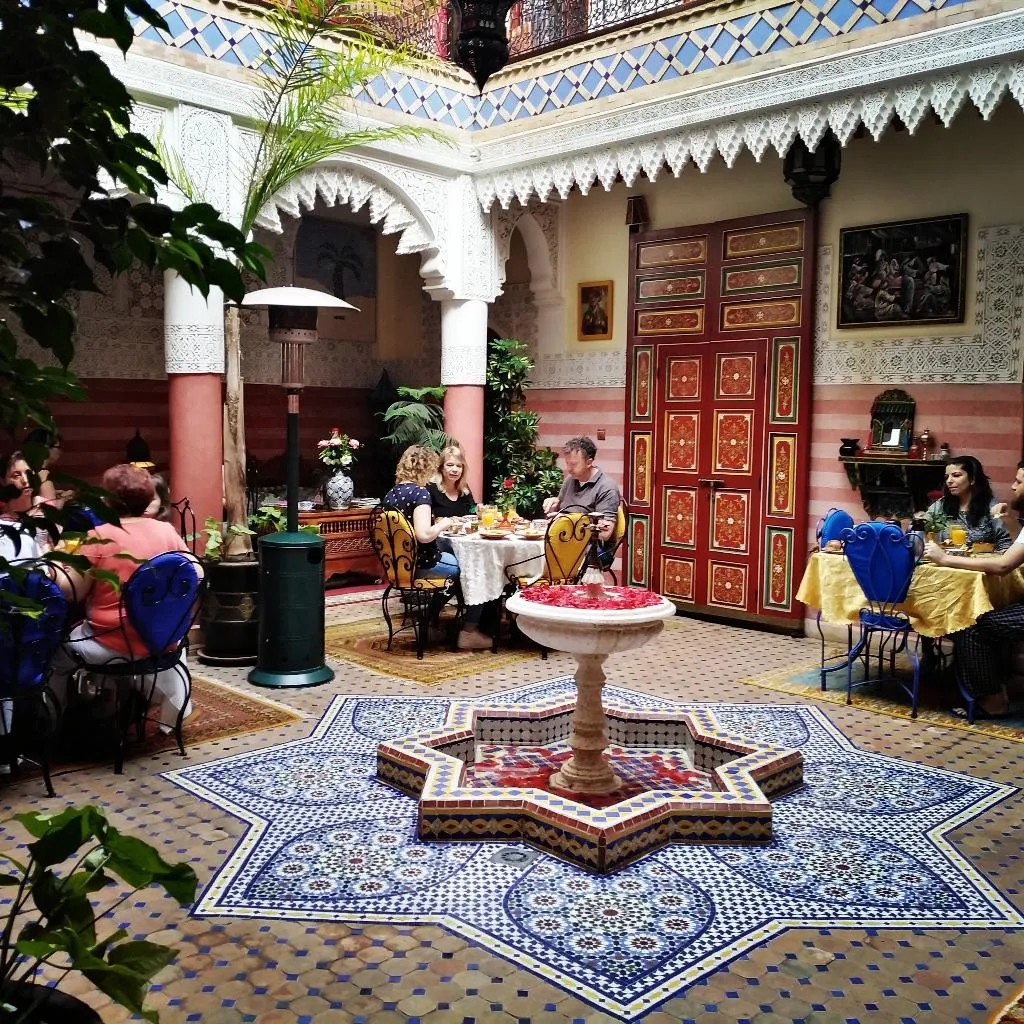 Restaurant, Riad Bleu Du Sud, Marrakech