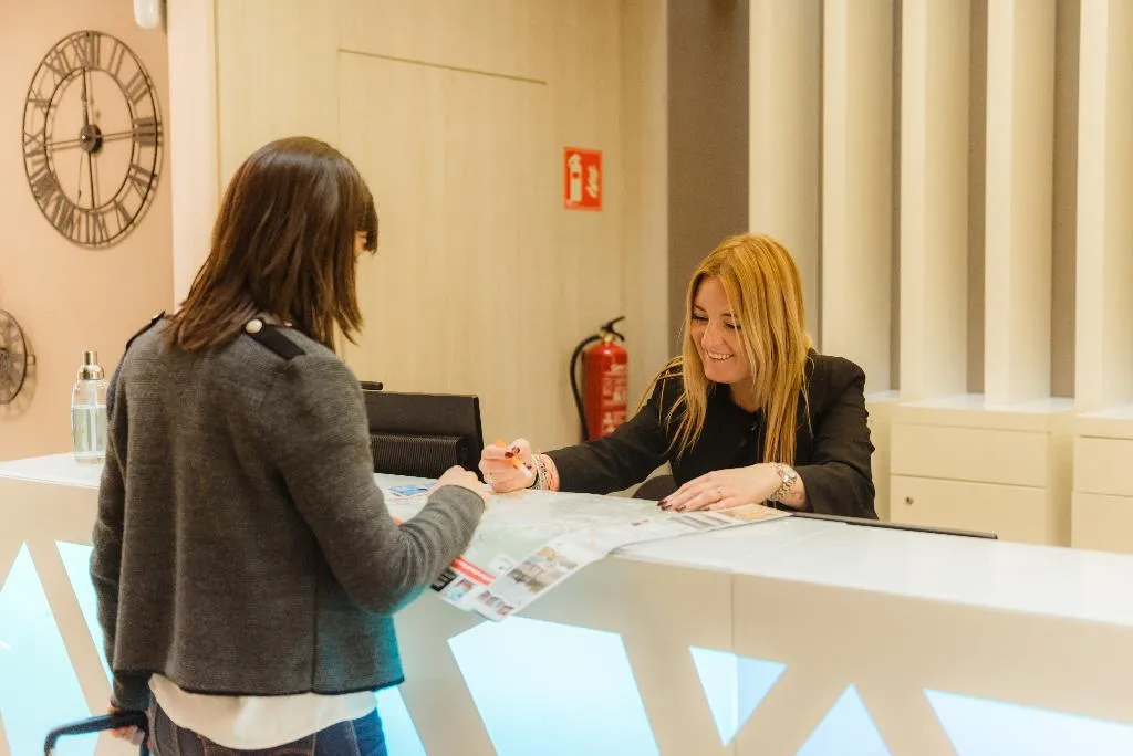 Lobby, Arya Stadium Hotel, Barcelona