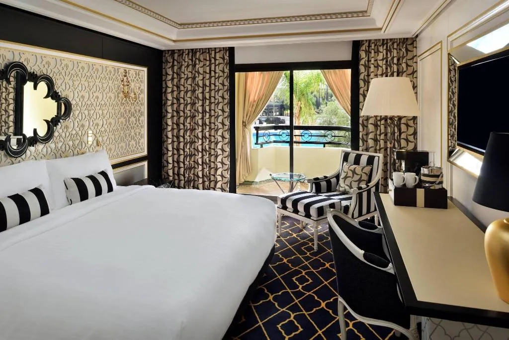 DOUBLE DELUXE POOL VIEW Room, Fes Marriott Hotel Jnan Palace, Fez