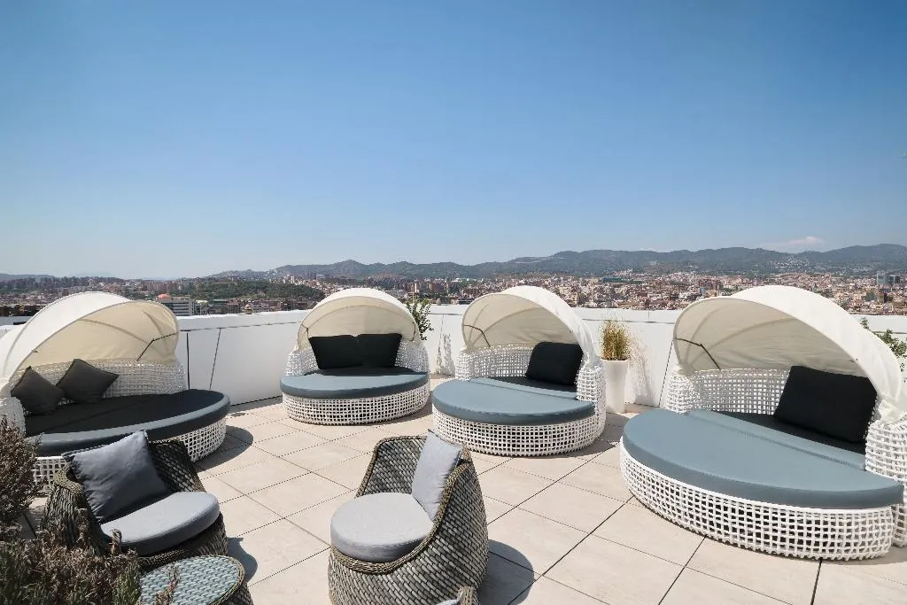 Terrace, Hotel Marina Badalona, Barcelona