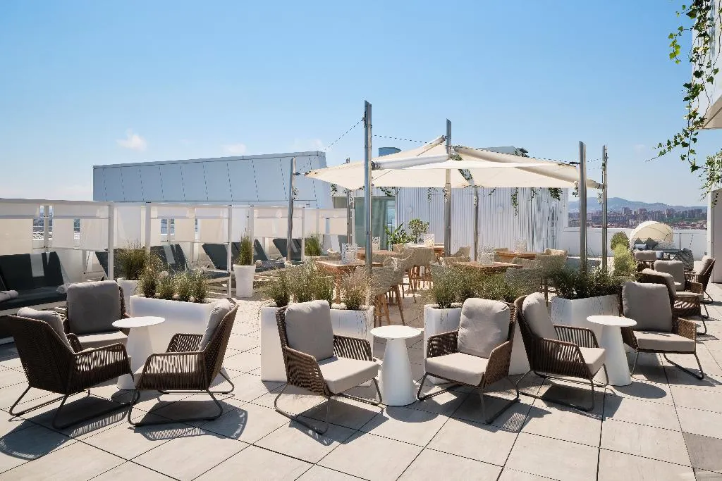 Terrace, Hotel Marina Badalona, Barcelona