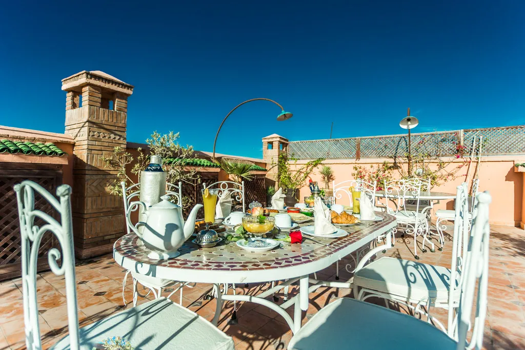 Restaurant, Riad Nasreen, Marrakech