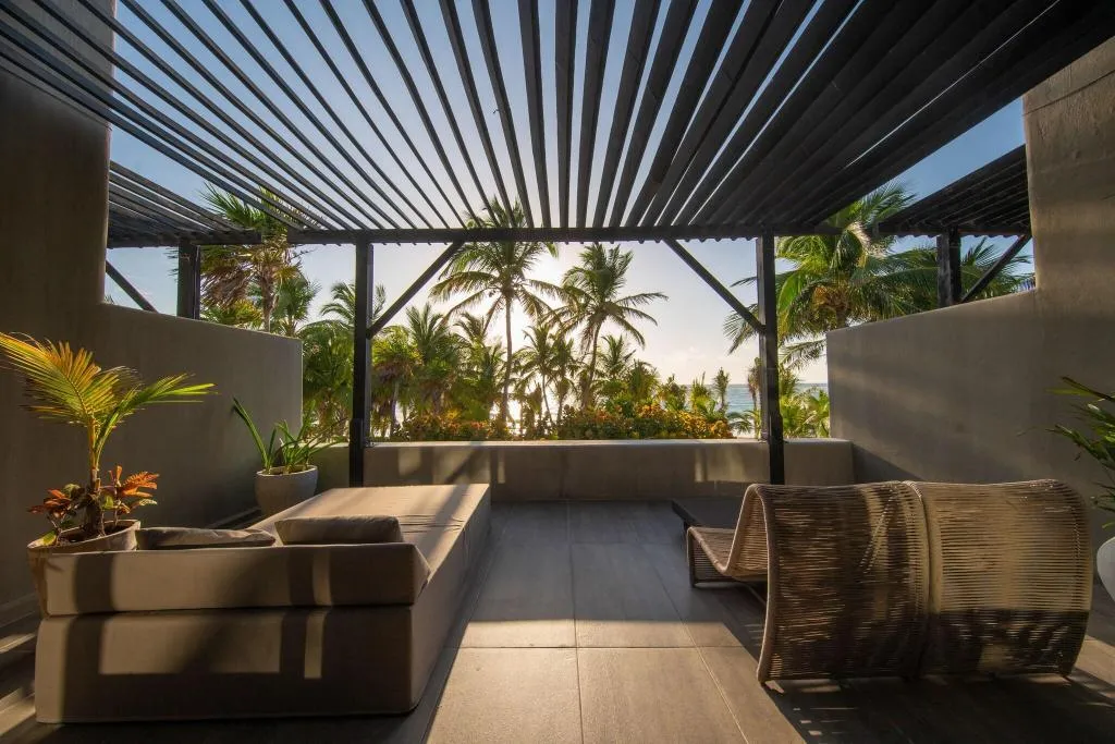 Terrace, Casa Malca, Cancun Area
