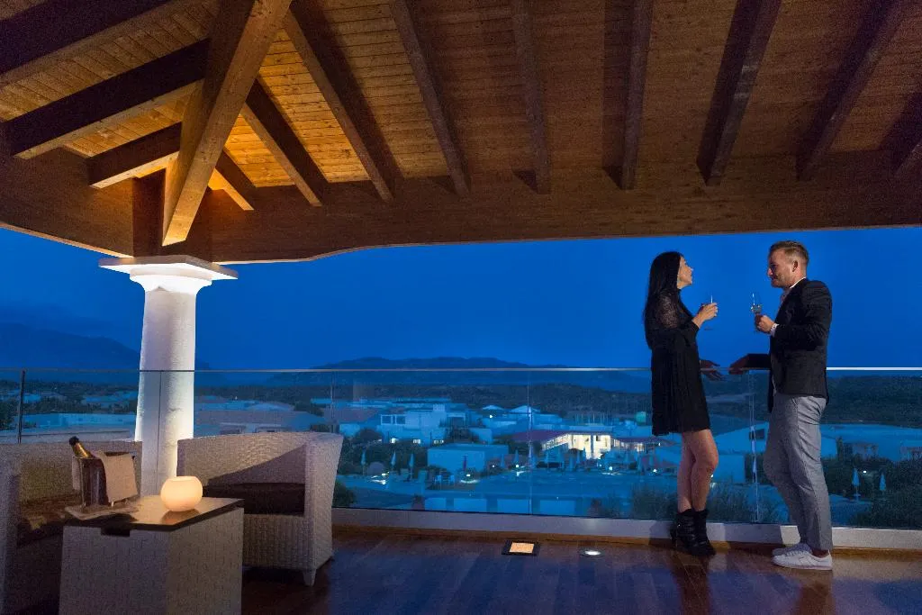 Terrace, Grande Baia Resort & Spa, Olbia