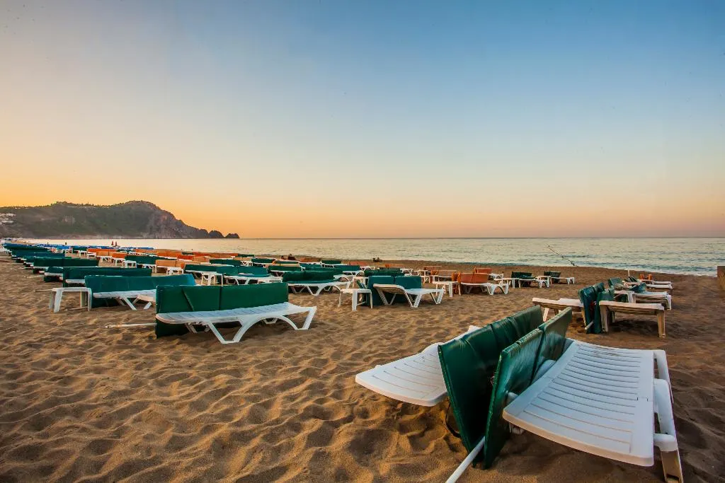 Beach, Kleopatra Royal Palm Hotel, Antalya