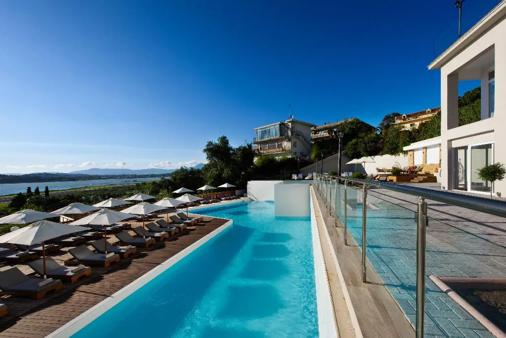 Pool, The Royal Grand Hotel, Corfu