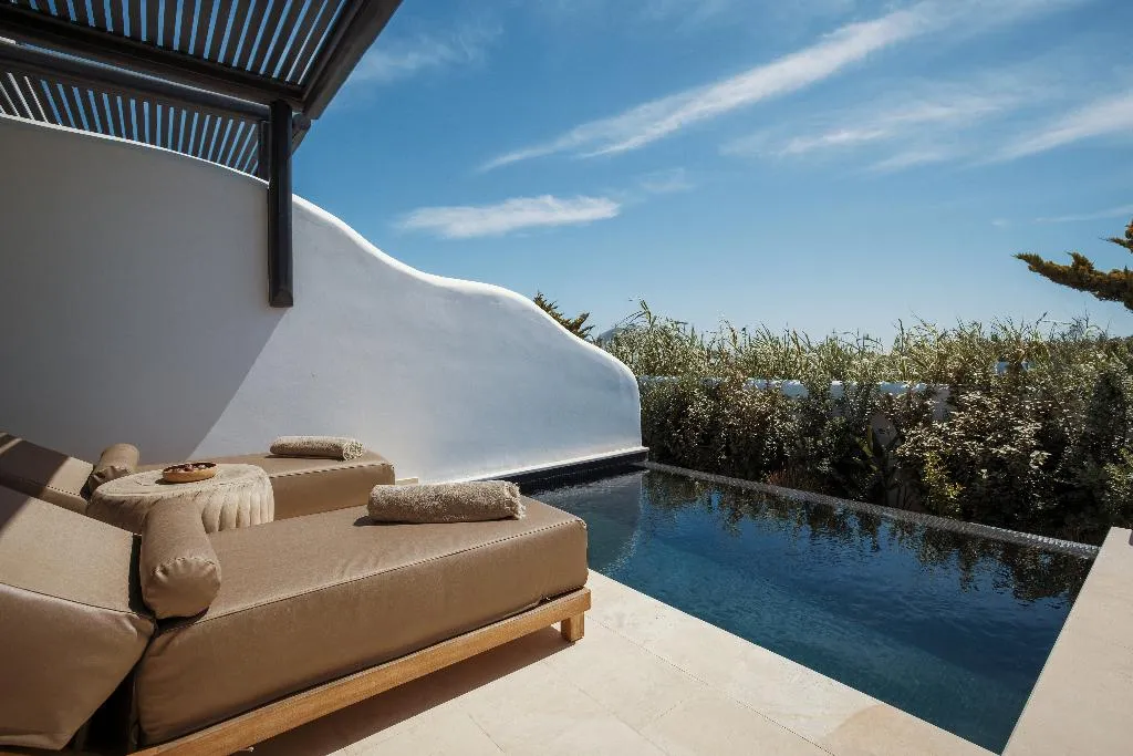 DOUBLE SUPERIOR WITH PRIVATE POOL Room, Asty Mykonos Hotel & Spa, Mykonos