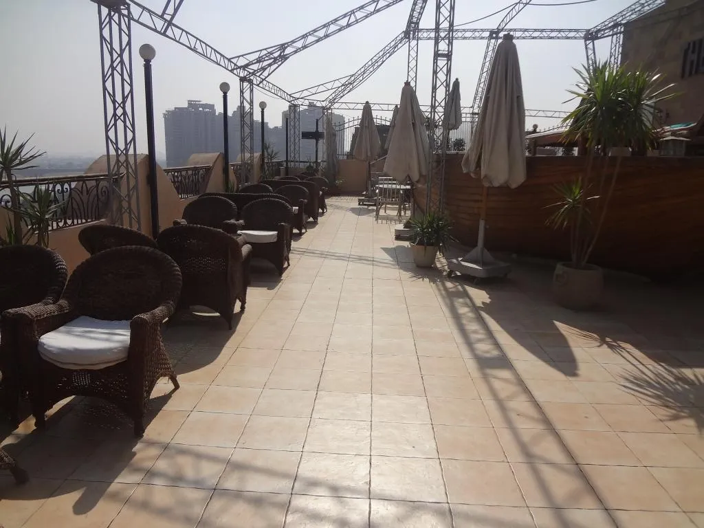 Terrace, Swiss Inn Nile, Cairo
