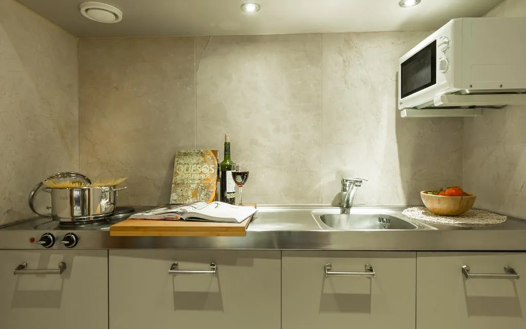 APARTMENT CAPACITY 2 Room, Aparthotel Mariano Cubi, Barcelona