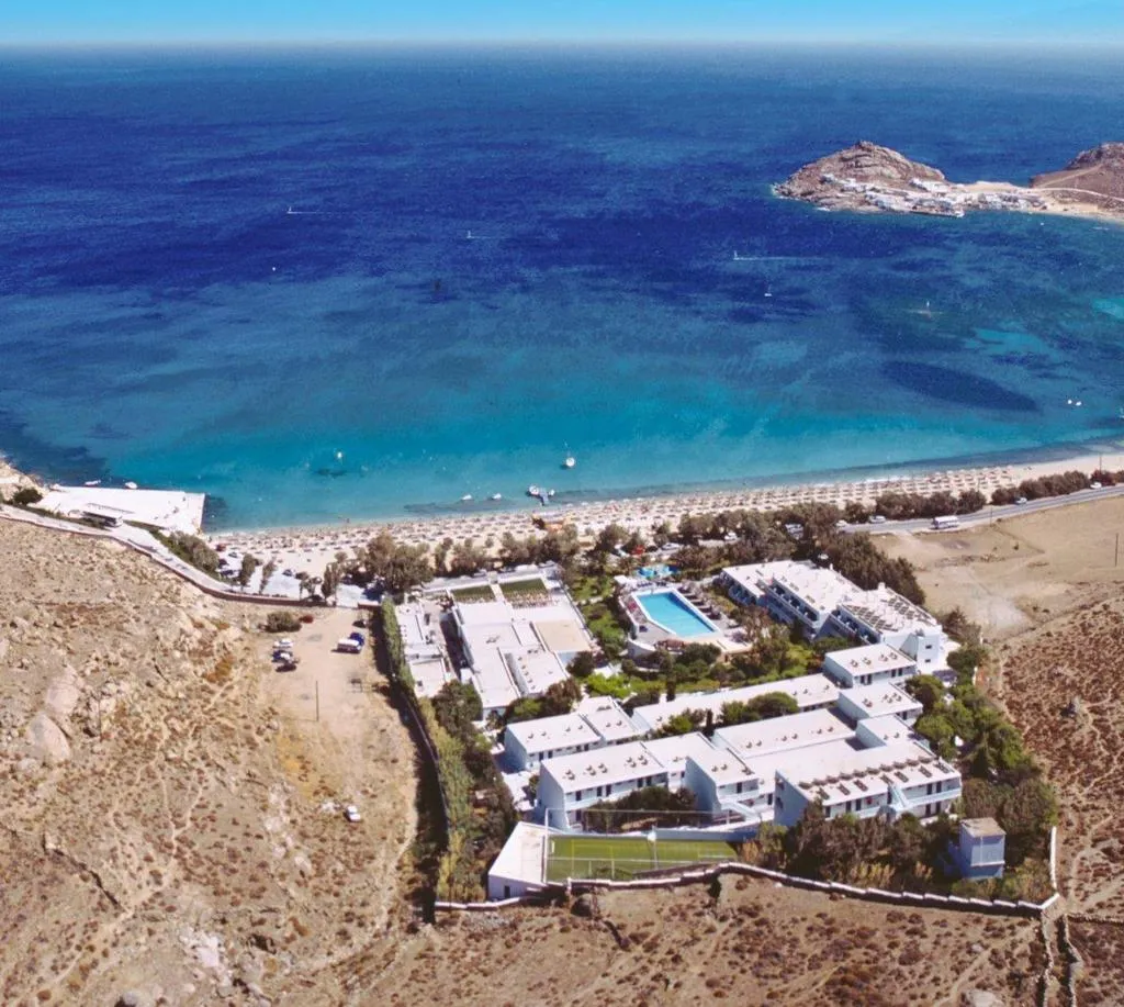 General view, Aphrodite Beach, Mykonos