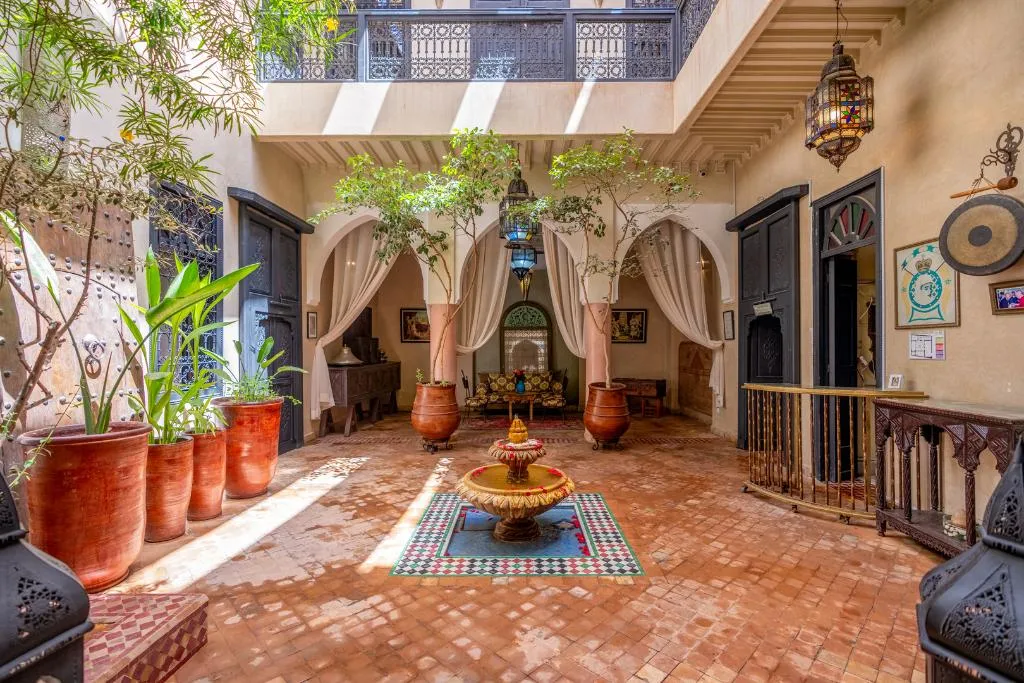 Lobby, Riad Saba, Marrakech