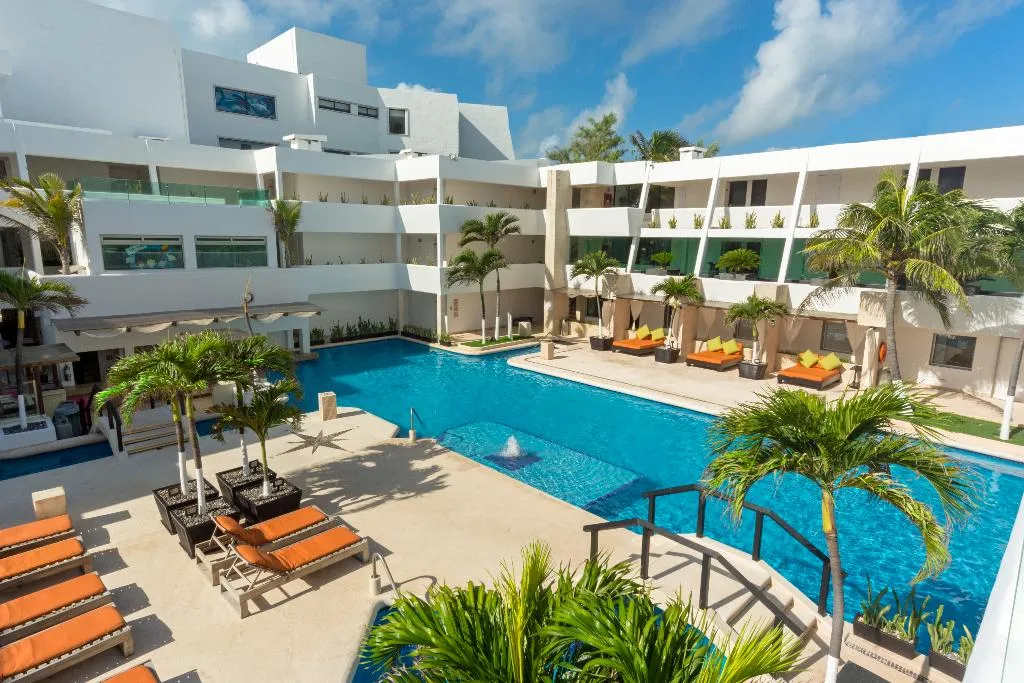 Pool, Flamingo Cancun All Inclusive, Cancun Area