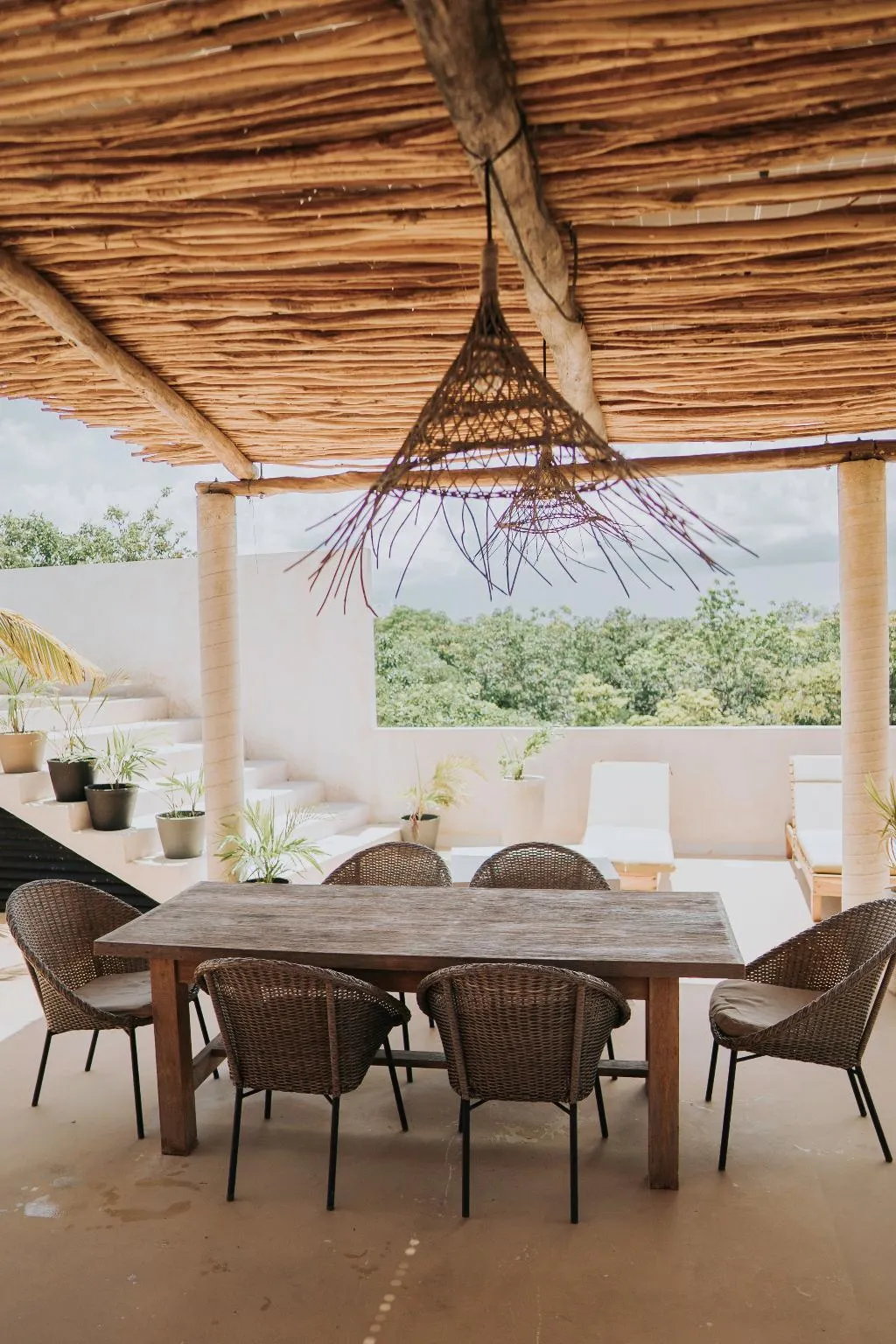 Terrace, Hotel Koos Tulum, Cancun Area