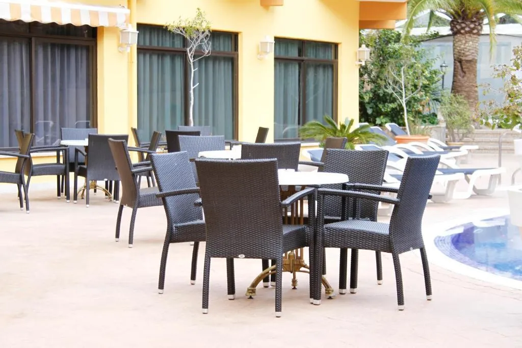 Terrace, Hotel Morlans, Majorca