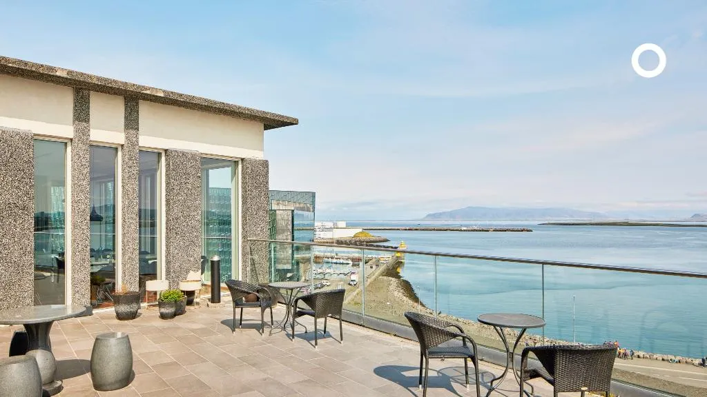 Terrace, Center Hotels Arnarhvoll, Reykjavik