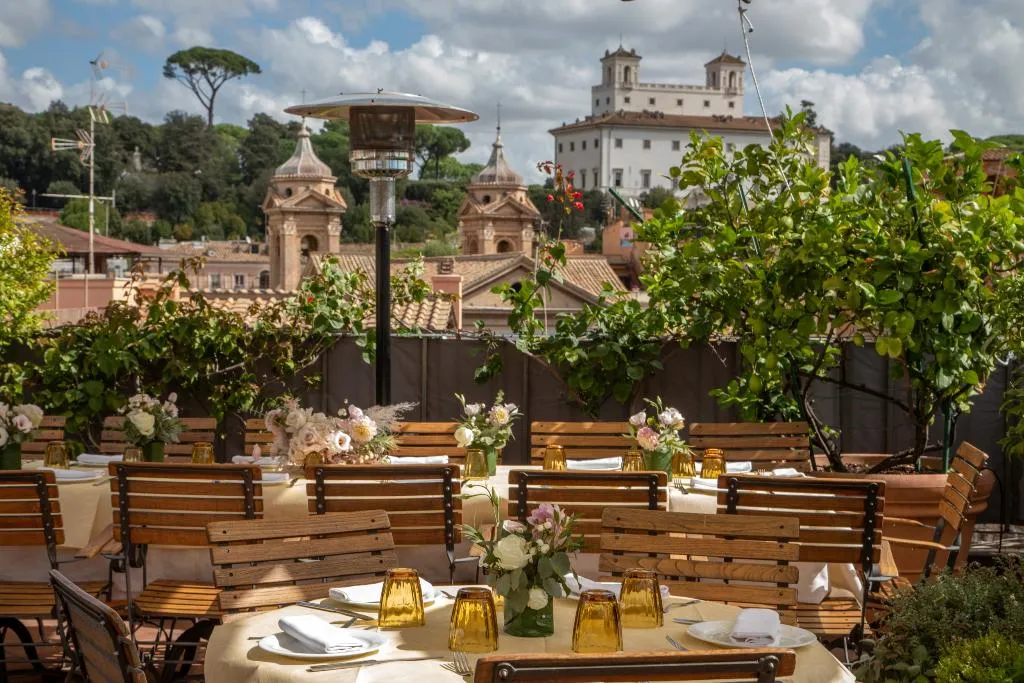 Terrace, Mozart, Rome