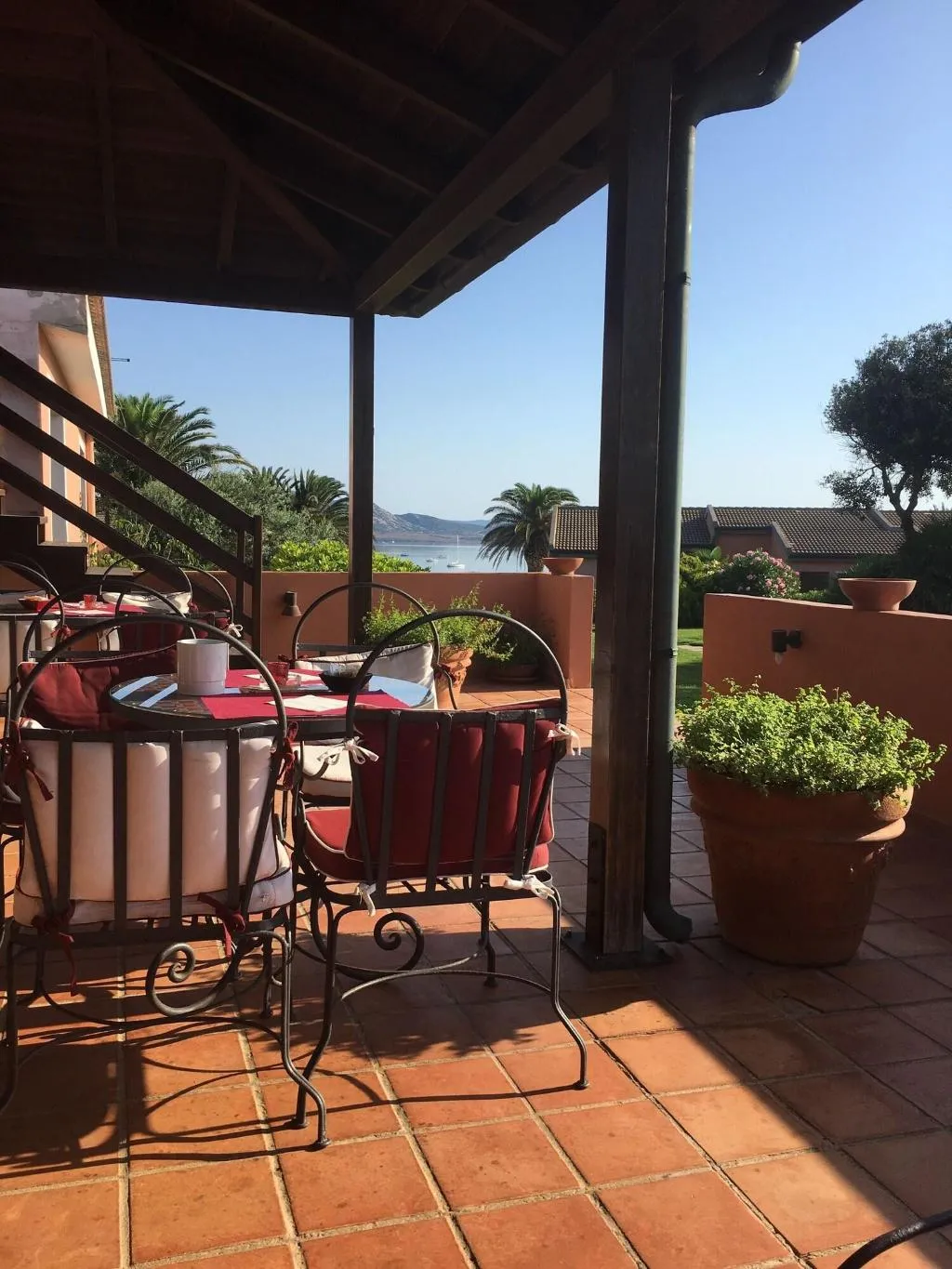 Terrace, Cala Rosa Club Hotel, Alghero