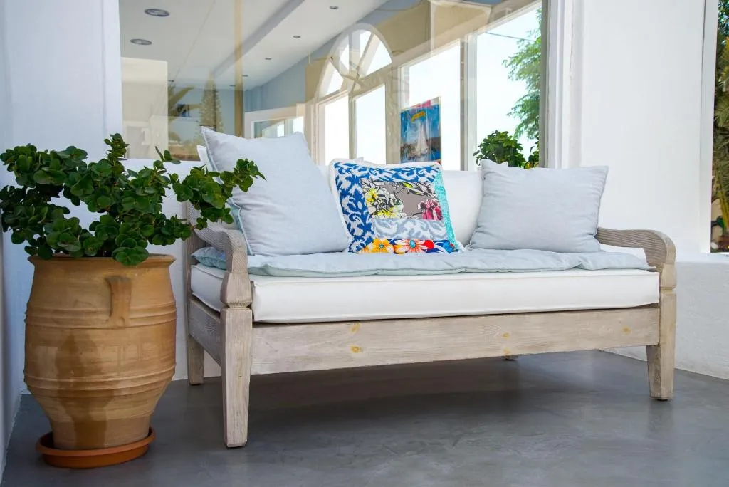 Lobby, Makris Beach Hotel, Santorini
