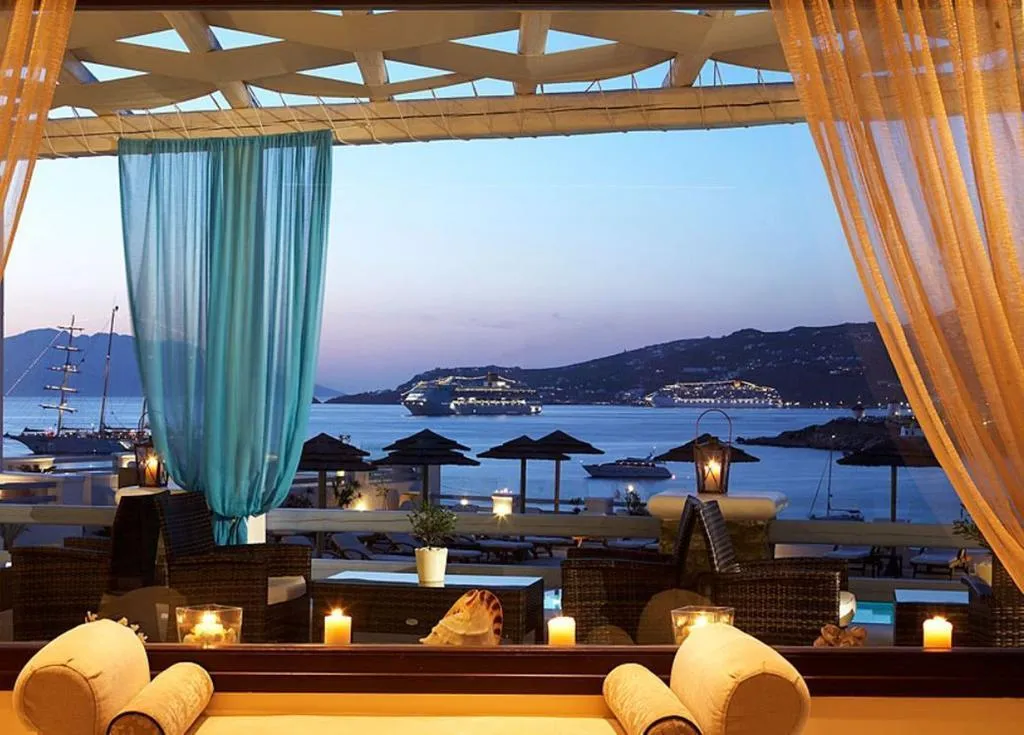 General view, Grand Beach, Mykonos