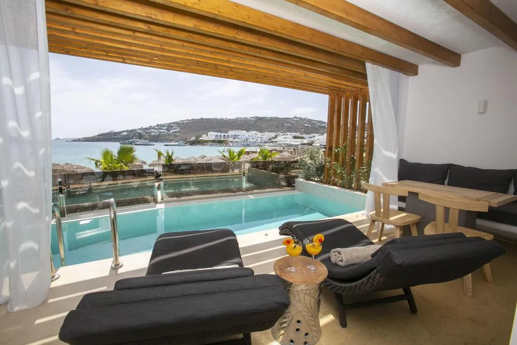 SUITE POOL VIEW KING BED Room, Thalassa Boutique Hotel, Mykonos
