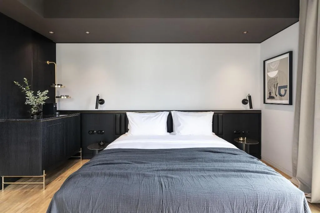 DOUBLE DELUXE CITY VIEW KING BED Room, The Modernist Athens, Athens
