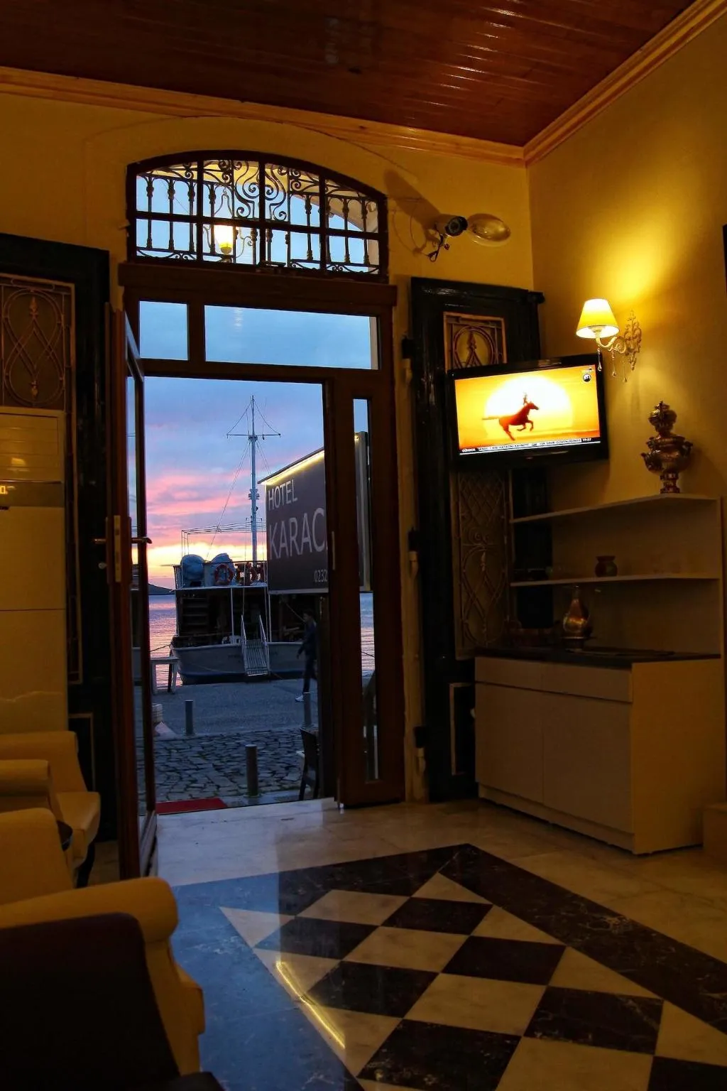 Lobby, Hotel Karacam, Izmir