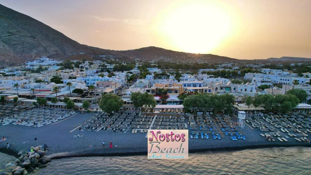 General view, Nostos Beach, Santorini