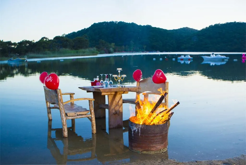 Beach, Green Pine Beach & Bungalows Luxury Concept, Dalaman