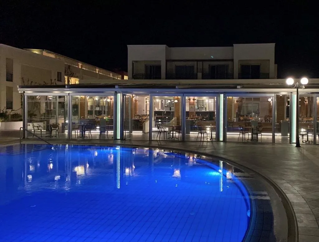 Terrace, Hydramis Palace Beach Resort, Crete