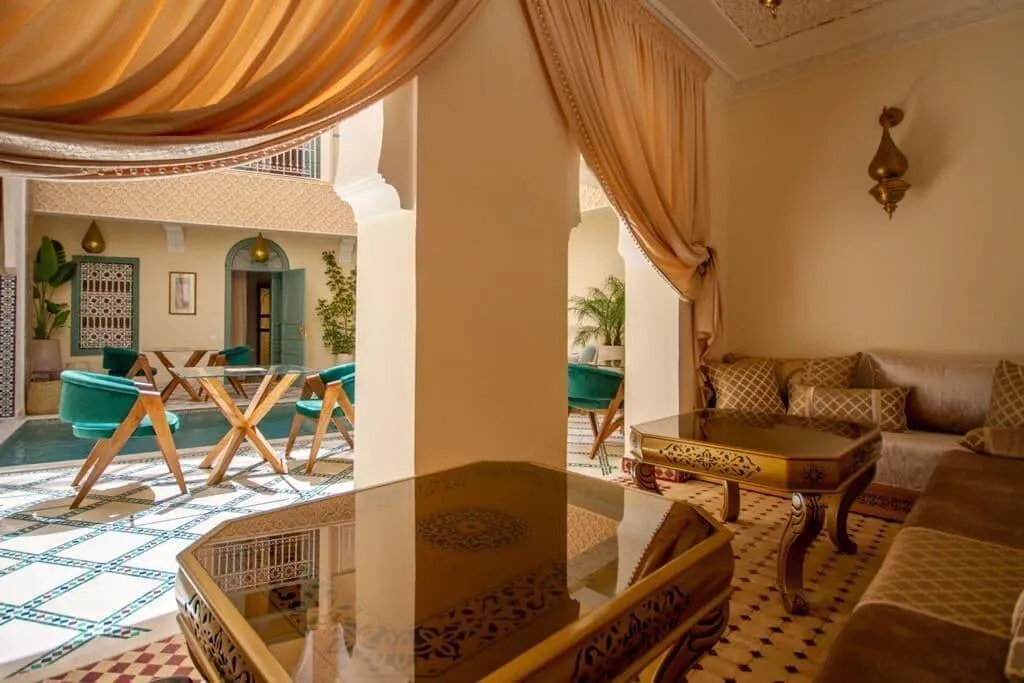 Lobby, Riad Jalina, Marrakech