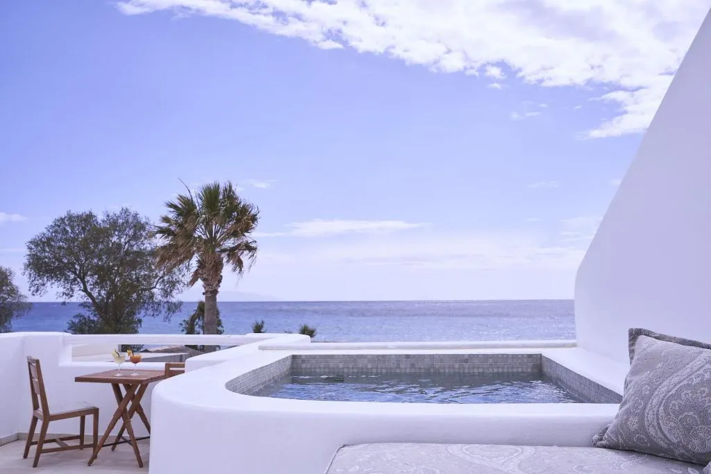 Room, Makris Beach Hotel, Santorini
