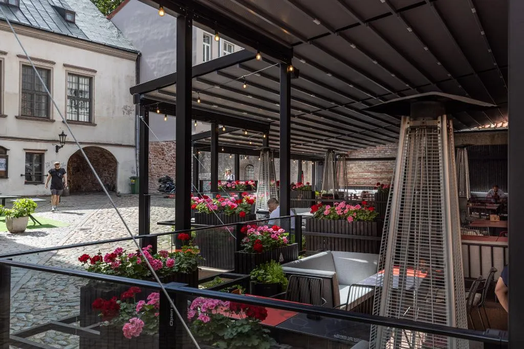 Terrace, Konventa Seta Hotel - Keystone Collection, Riga