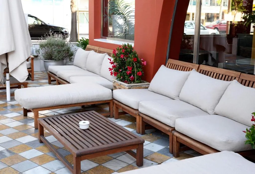 Terrace, Hotel Pinar Del Mar, Costa Brava