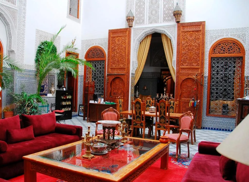 Lobby, Riad Damia, Fez