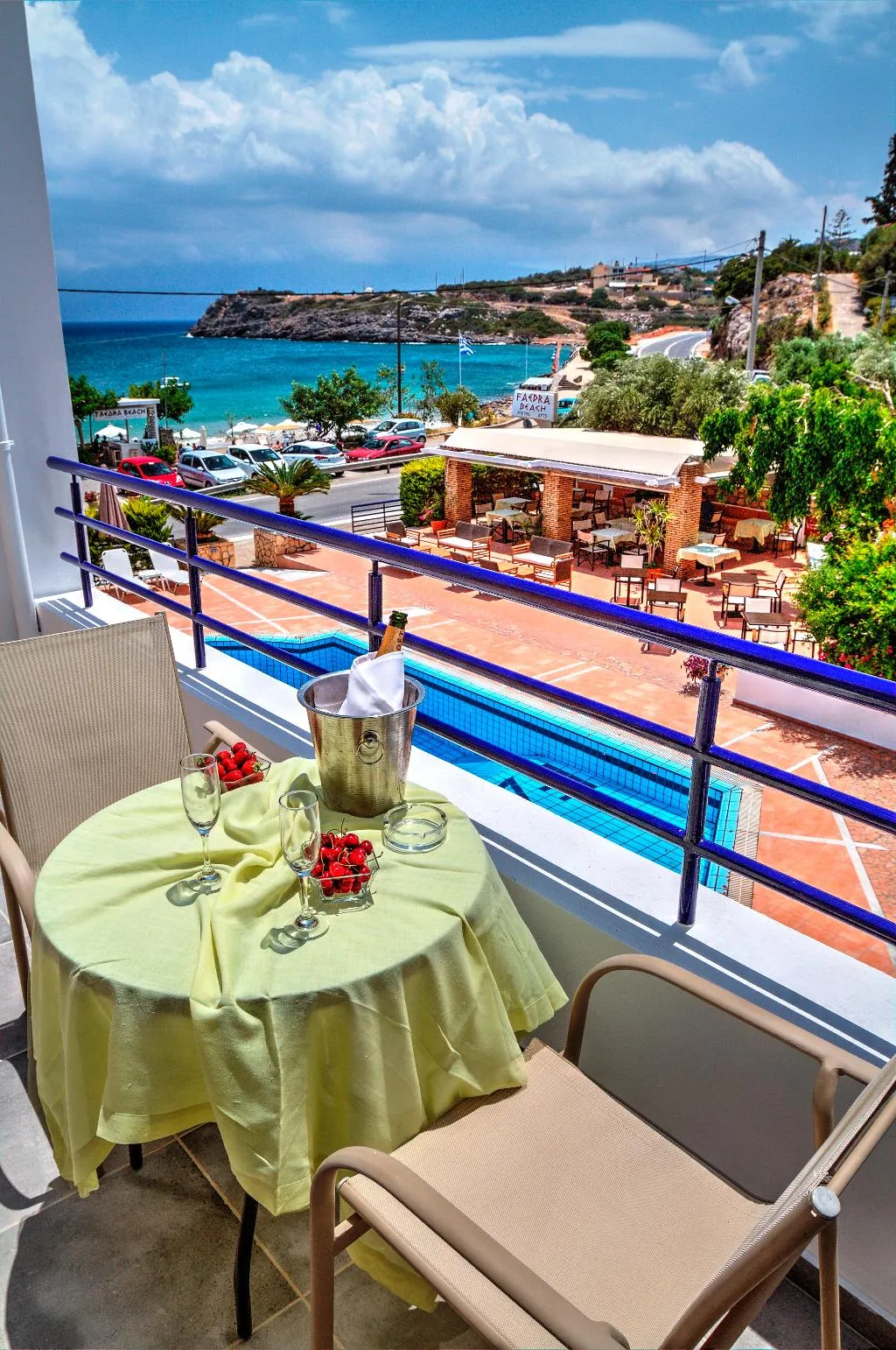 Restaurant, Faedra Beach, Crete
