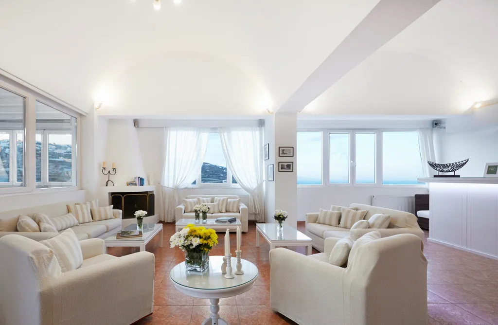 Lobby, Milos Villas, Santorini