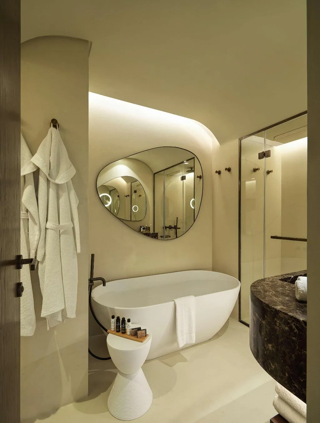 SUITE DELUXE SEA VIEW Room, Isla Brown Corinthia Resort & Spa, Curio Collect, Athens