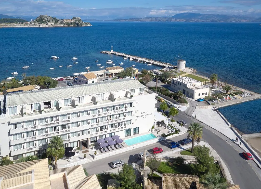 General view, Mon Repos Palace,Hotel, Corfu
