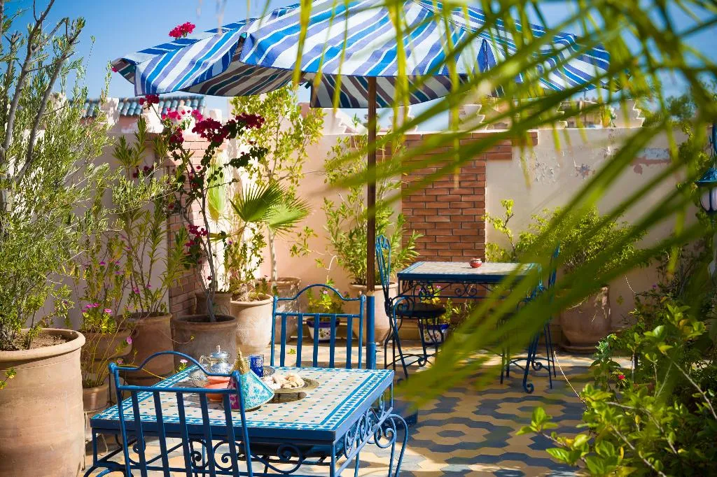 Terrace, Riad Bleu Du Sud, Marrakech