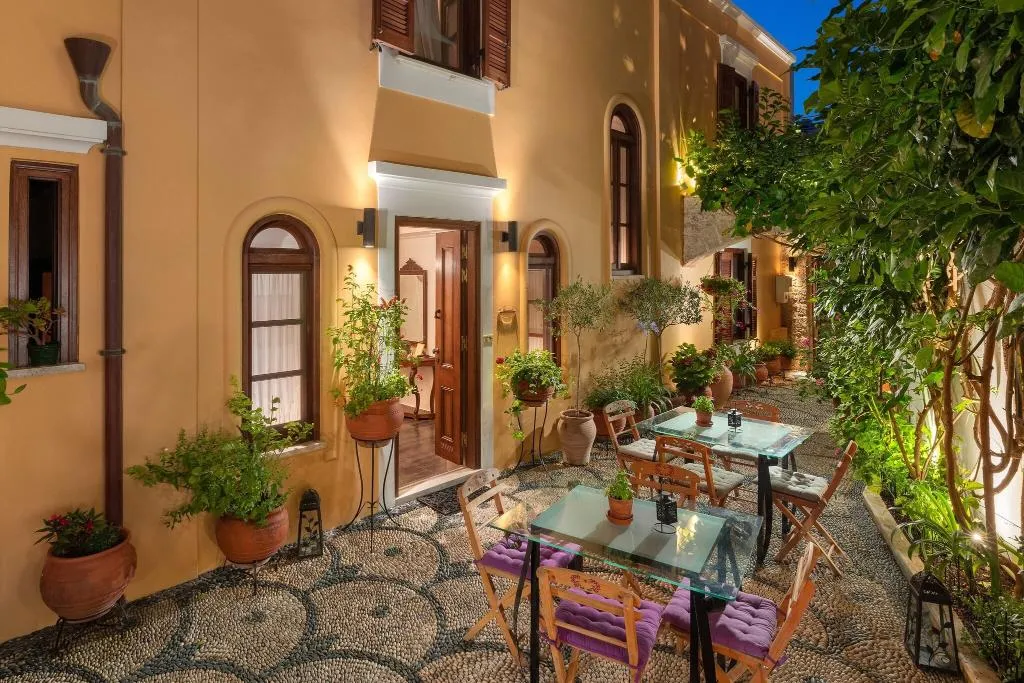 Terrace, Rodos Niohori Elite Suites, Rhodes