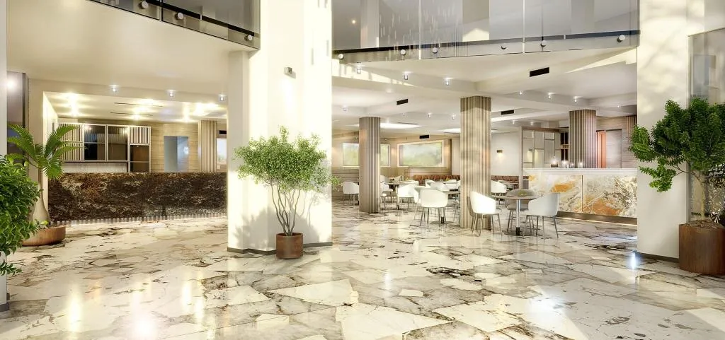 Lobby, Hotel Garda, Milan